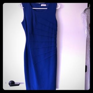Calvin Klein Royal Blue Sleeveless Dress